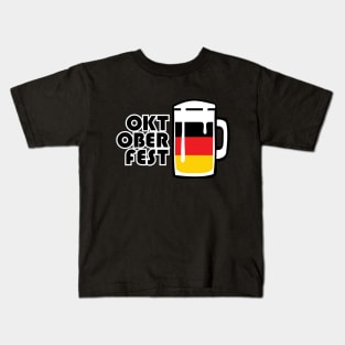 oktoberfest german flag mug Kids T-Shirt